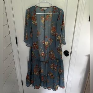 Floral kimono